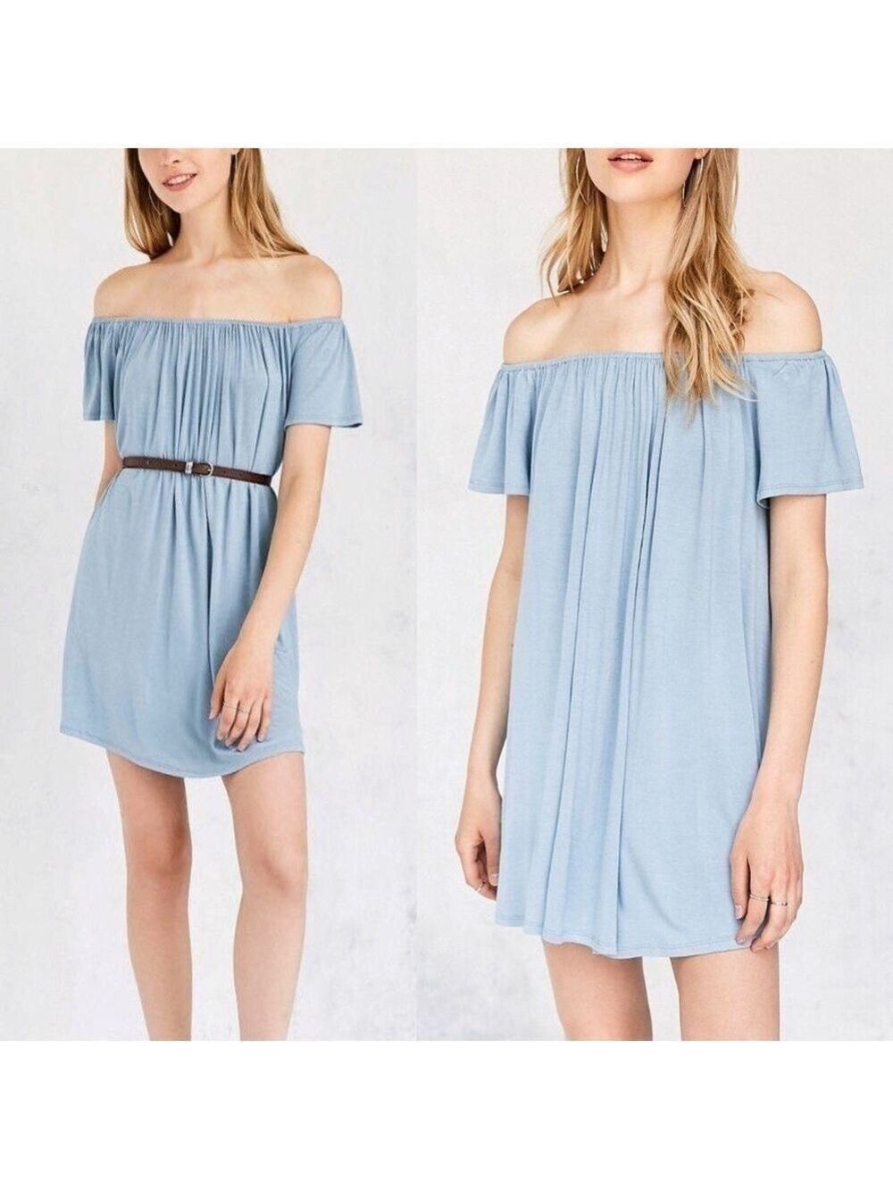 UO Silence + Noise Off The Shoulder Dress
